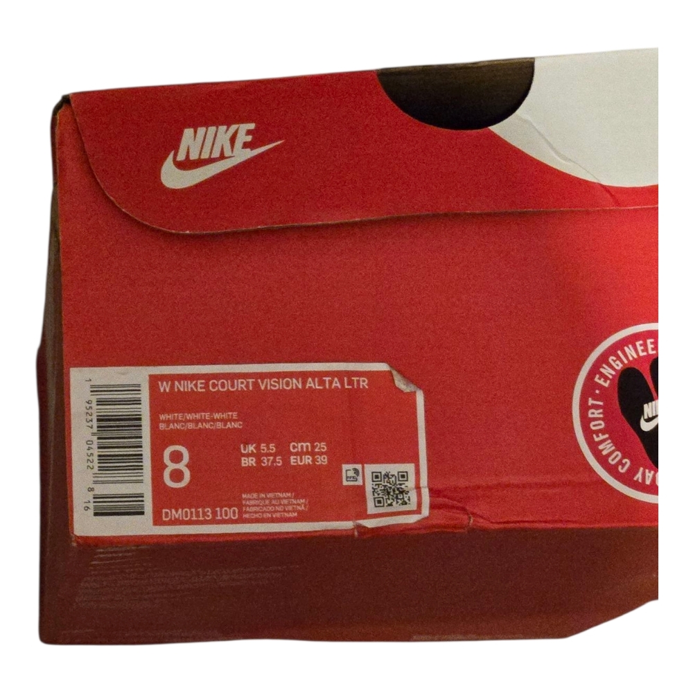 Nike White Court Vision Sneakers - Picture 5 of 5